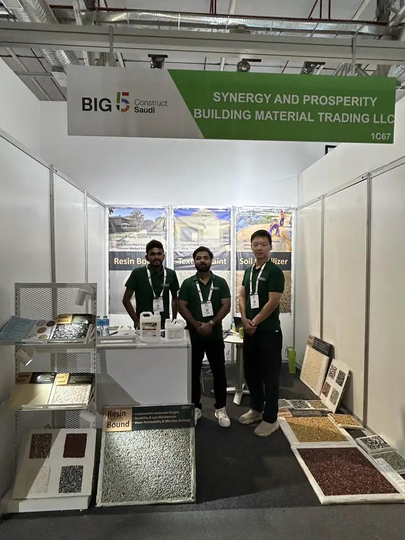 The Synergy & Prosperity team at their Big 5 Construct Saudi 2026 booth