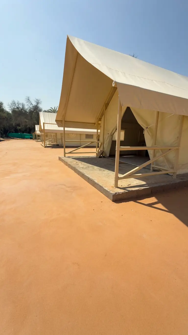 Red sand stabilization project